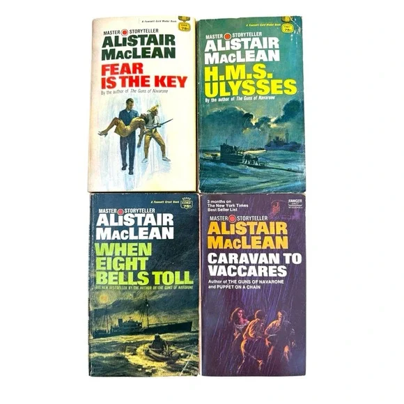 Alistair MacLean Vintage Huge Collector Lot of 28 Paperback Books